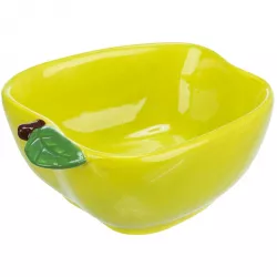 Keramická miska JABLKO (morče,králík), 180 ml/ 12 x 11 cm, zelená TRIXIE