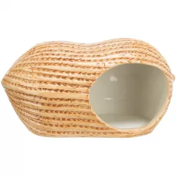 Keramický domeček ARAŠÍD (křeček/myš), 17 x 8 x 8 cm, béžová TRIXIE