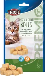 PREMIO Chicken & Cheese Rolls - válečky s kuřetem a sýrem, 50 g TRIXIE