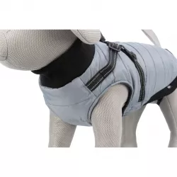 Obleček PONTIS - vesta s postrojem, stříbrošedá XS: 30cm, hruď: 44-48cm, krk: 34cm TRIXIE