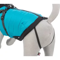 Obleček PONTIS - vesta s postrojem, tyrkysová XXS: 24cm, hruď: 40-44cm, krk: 30cm TRIXIE