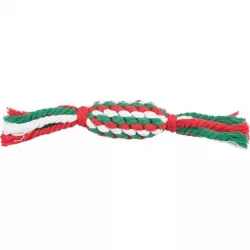Xmas CANDY - vánoční uzlovaný bombon , 24 cm, bavlněné lano TRIXIE