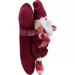 Xmas GIFT SET - vánoční dárková sada hraček (santa, kost), 30 cm, plyš/látka TRIXIE
