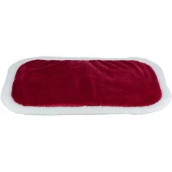 Xmas NEVIO oválná vánoční podložka, 98 x 58 cm, červená/bílá TRIXIE