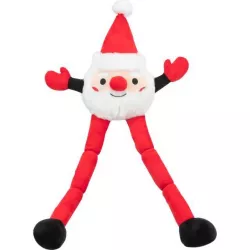 Xmas SANTA - dlouhonohý vánoční Santa, 54 cm, plyš TRIXIE