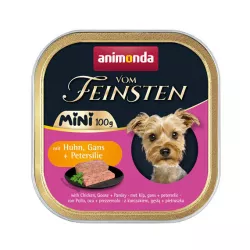 ANIMONDA paštika Vom Feinsten MINI - kuře, kachna, petržel pro psy 100 g ANIMONDA paštika Vom Feinsten MINI - kuře, kachna, petržel pro psy 100 g