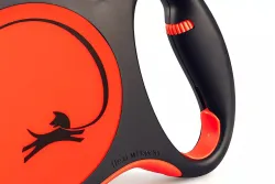 Flexi Xtreme L pásek 5 m, max. 65 kg, černá/oranžová