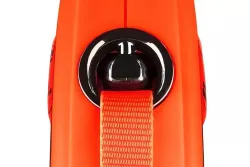 Flexi Xtreme XS pásek 3 m, max. 15 kg, černá/oranžová