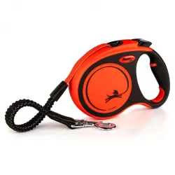 Flexi Xtreme XS pásek 3 m, max. 15 kg, černá/oranžová