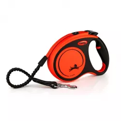 Flexi Xtreme XS pásek 3 m, max. 15 kg, černá/oranžová