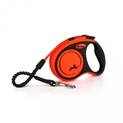 Flexi Xtreme XS pásek 3 m, max. 15 kg, černá/oranžová