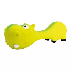 Hrošík ležící - tvar činky, se zvukem, 22 cm, latex, zelená, HipHop HipHop Dog