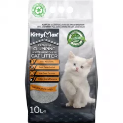 KITTYMAX hrudkující, bezprašný bílý bentonit 10 l