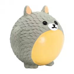 Míček v designu zvířátka Totoro, se zvukem, 8 cm, latex, šedá, HipHop HipHop Dog