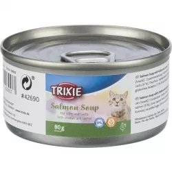 Salmon Soup kuře & losos - tekutý pamlsek pro kočky, 80 g TRIXIE Salmon Soup kuře & losos - tekutý pamlsek pro kočky, 80 g TRIXIE