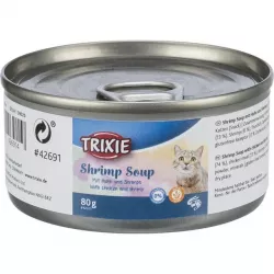 Shrimp Soup kuře & krevety - tekutý pamlsek pro kočky, 80 g TRIXIE Shrimp Soup kuře & krevety - tekutý pamlsek pro kočky, 80 g TRIXIE