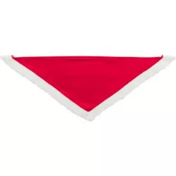 Xmas NECKERCHIEF - vánoční sametový šátek, 75 cm, červená TRIXIE