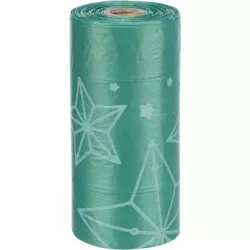 Xmas POOP Bags - vánoční sáčky na trus, 8 rolí/á 20 sáčků, červená/zelená TRIXIE