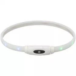Flash USB svítící obojek, XS-XL: 65 cm / 16 mm, multi-color TRIXIE