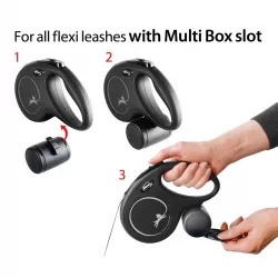 Flexi New Classic M pásek 5 m, max. 25 kg, - modrá Flexi New Classic M pásek 5 m, max. 25 kg, - modrá