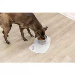 Keramická miska vyvýšená, ergonomický tvar, 0,35 l / 17 cm, šedá TRIXIE