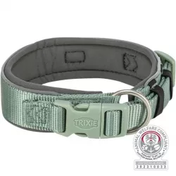 PREMIUM obojek EXTRA široký, šalvěj/grafit M-L: 40-48 cm/40 mm TRIXIE