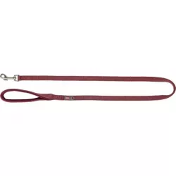 Vodítko PREMIUM s vyplněnou rukojetí, XS: 1,20 m/10 mm - sangria