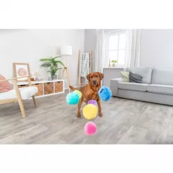 Be Eco míček Smajlík ø 10 cm, plyš se zvukem, různé barvy i výrazy TRIXIE