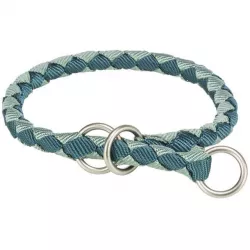 Obojek CAVO kulatý polostahovací, petrolejová/šalvějová XS-S: 25-31cm/ ø12mm
