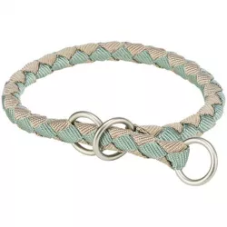 Obojek CAVO kulatý polostahovací, šalvějová/písková S: 30-36cm/ ø12mm TRIXIE