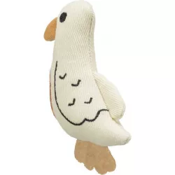 Bird - ptáček 13 cm, hračka pro kočky, tkanina, krémová TRIXIE