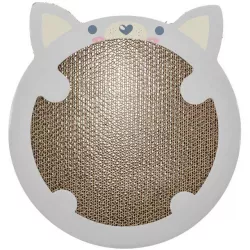 JUNIOR škrabací karton "křeček", catnip, 31 x 2,5 x 32,5 cm, šedá TRIXIE