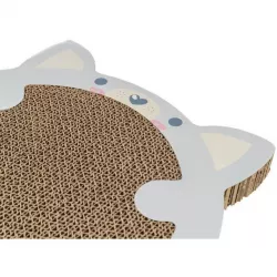 JUNIOR škrabací karton "křeček", catnip, 31 x 2,5 x 32,5 cm, šedá TRIXIE