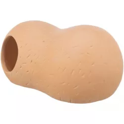 Keramický domek "burák" pro myš, křečka, 2 otvory, 21 x 10 x 11 cm, terakota TRIXIE