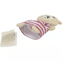 Medvídek v šatech, s catnipem, 12 cm, tkanina, různé barvy TRIXIE