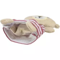 Medvídek v šatech, s catnipem, 12 cm, tkanina, různé barvy TRIXIE
