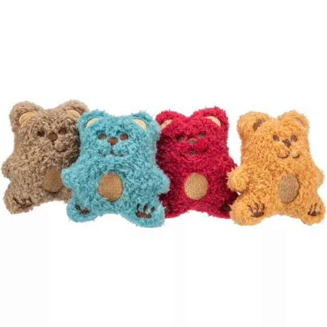 Mini medvídek s catnipem, 8 cm, plyš, různé barvy TRIXIE
