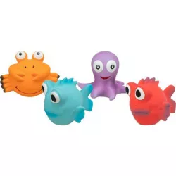 Sea Animals - mořská zvířátka, 9-12 cm, latexová hračka se zvukem, různé druhy