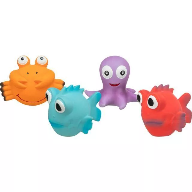 Sea Animals - mořská zvířátka, 9-12 cm, latexová hračka se zvukem, různé druhy TRIXIE