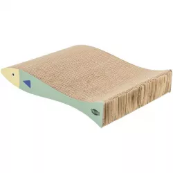 Škrabací karton "ryba", catnip, 2 ks, 40 x 30 x 11 cm, mátová/krémová TRIXIE