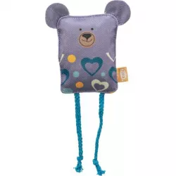 Hrací polštářek se zvířecím obličejemt, šustící, 10 cm, polyester TRIXIE