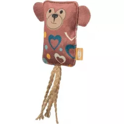 Hrací polštářek se zvířecím obličejemt, šustící, 10 cm, polyester TRIXIE