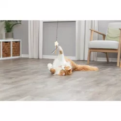Hrací prus s plyšovou hvězdou s catnipem, rolnička, 46 cm, plast/plyš TRIXIE
