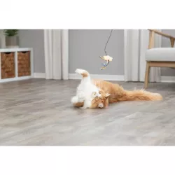 Hrací prus s plyšovou hvězdou s catnipem, rolnička, 46 cm, plast/plyš TRIXIE