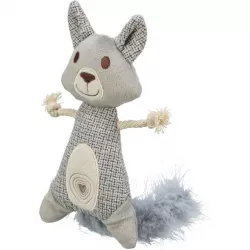 Mýval XXL, peříčkový ocas, catnip, 20 cm/30 cm, plyš/tkanina/peří TRIXIE