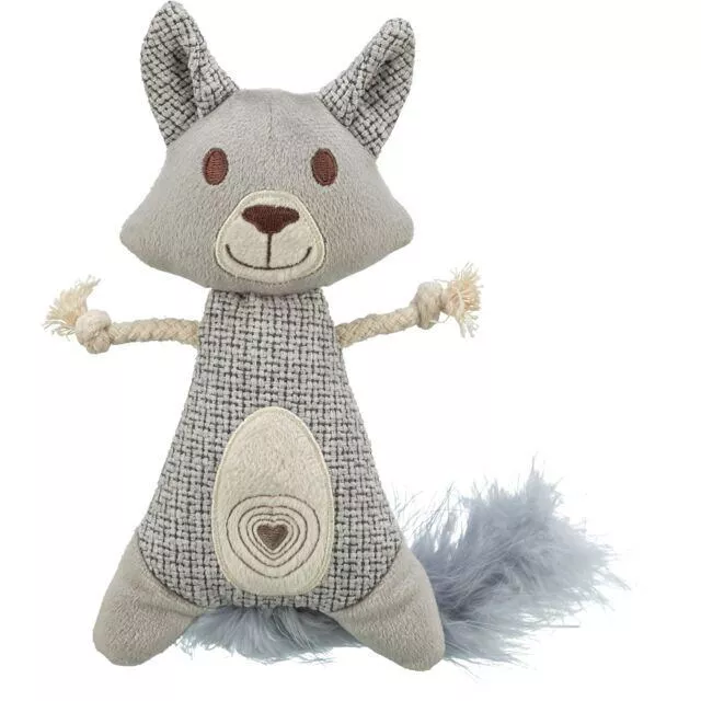 Mýval XXL, peříčkový ocas, catnip, 20 cm/30 cm, plyš/tkanina/peří TRIXIE