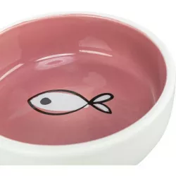 Keramická miska pro kočky, s glazurou 0,3 l/13 cm, různé motivy a barvy TRIXIE