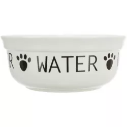 Keramická miska WATER, bílá/černá 0,25 l/ ø 13 cm TRIXIE
