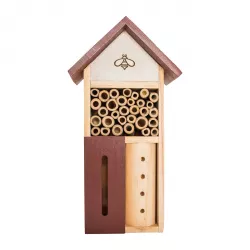 PetBuddy domeček se včelkou, hotel pro hmyz, 13 x 8.5 x 26 cm, borové dřevo Pet Buddy