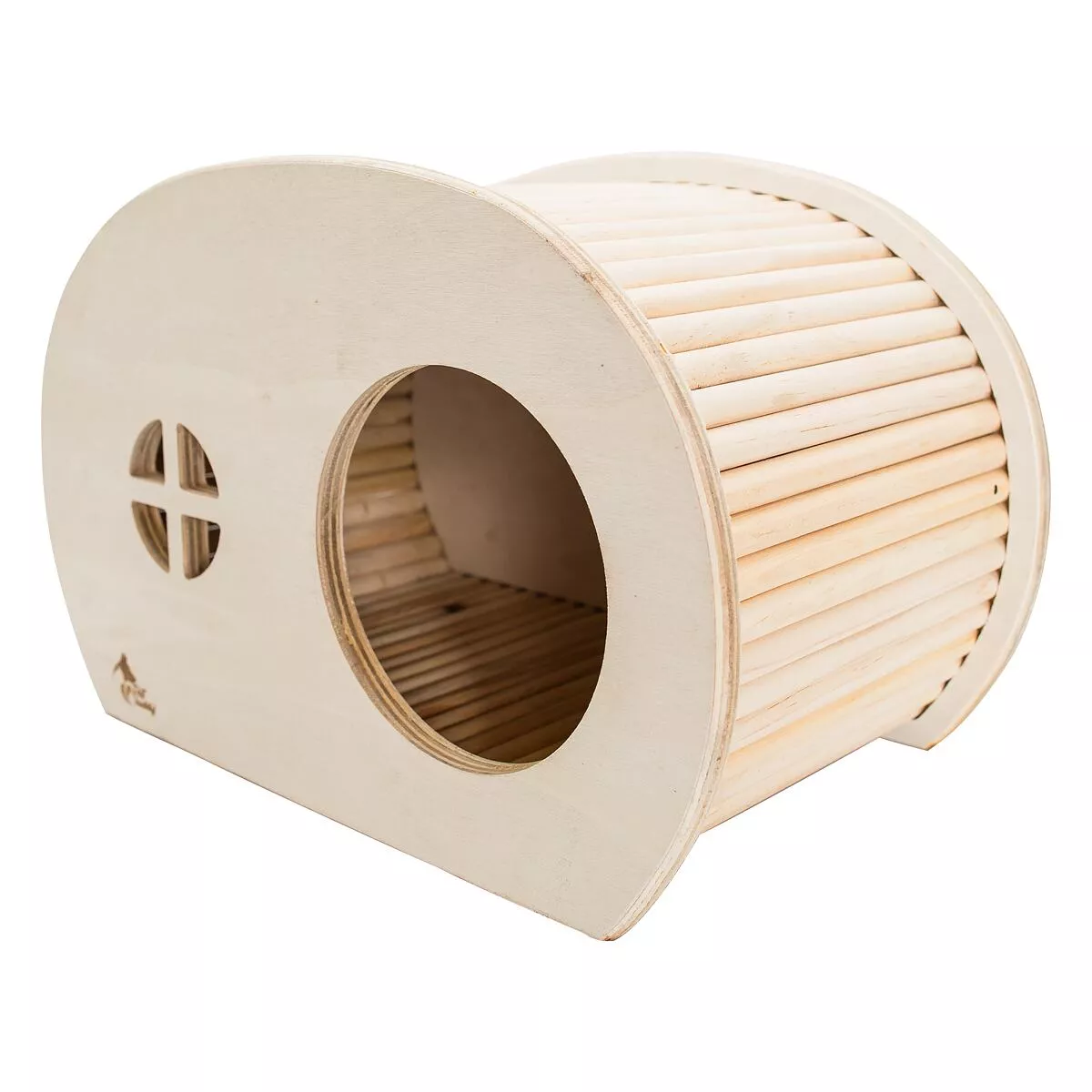 PetBuddy karavan, přírodní domek, 34.5 x 20 x 22 cm, borové dřevo Pet Buddy